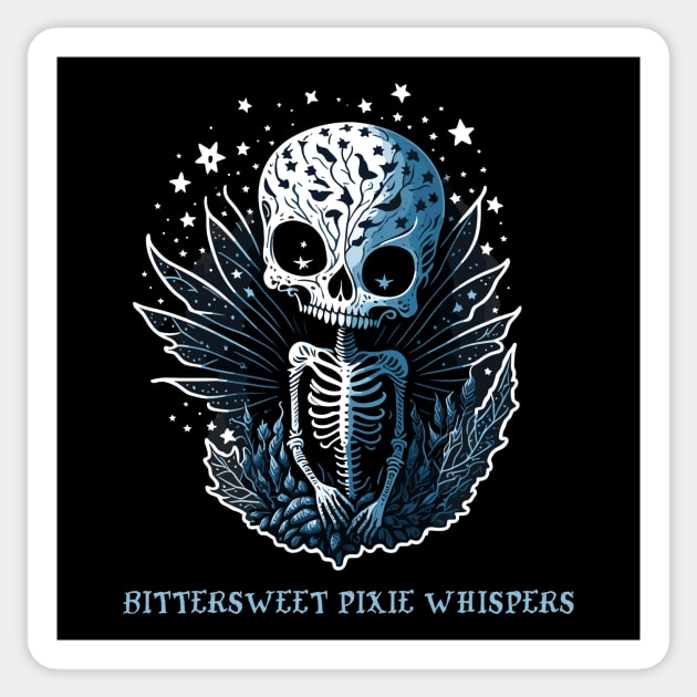 Bittersweet Pixie Whispers Sticker by Kingrocker Clothing